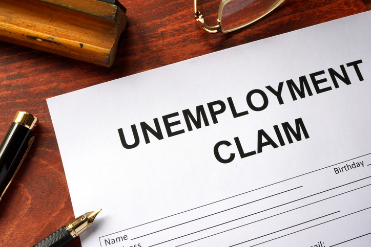 image of an unemployment claim form